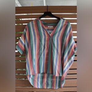 Madewell Colorful Striped Blouse
